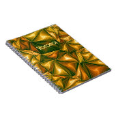 Een voronoi driehoekspatroon voor wiskunde geeks notitieboek (Rechterzijde)