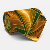 Een voronoi driehoekspatroon voor wiskundigen stropdas (Opgerold)