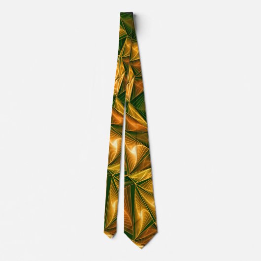 Een voronoi driehoekspatroon voor wiskundigen stropdas (Achterkant)