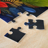 Een Vos en Bloemen Legpuzzel (Zijkant)