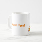 Een vos in de pompoenpleister (oogsttijd!) koffiemok (Voorkant links)