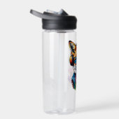 Een vos in hoofdtelefoon en bril waterfles (Rechts)