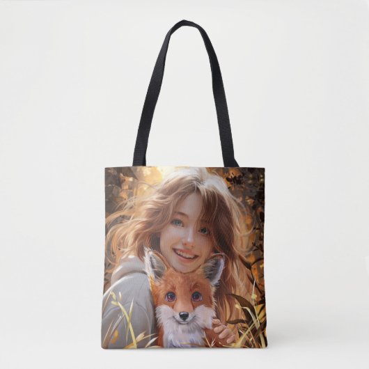 Een vos, twee vossen tote bag (Voorkant)