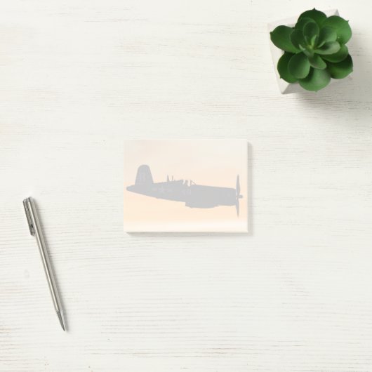 Een Vought F4U Corsair gevechtsvliegtuig Post-it® Notes (Kantoor)