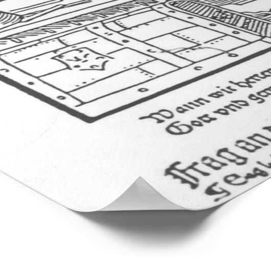 Een vraag aan een fabrikant, c.1500 poster (Hoek)