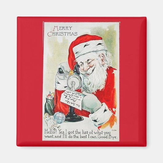 Een vraag aan Santa  Magnet (Voorkant)