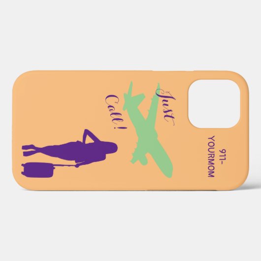 Een vraag weg Case-Mate iPhone case (Achterkant (horizontaal))