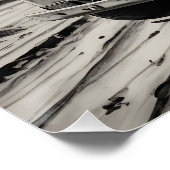 Een vrachtwagen in de woestijn perfect poster (Hoek)