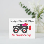 Een vrachtwagen vol liefde Briefkaart verzenden (Staand voorkant)