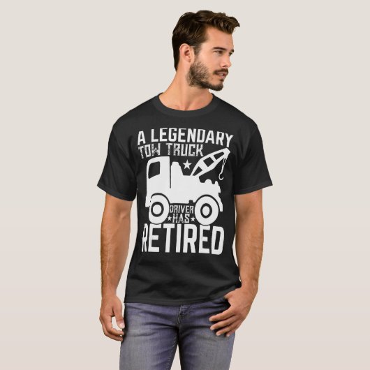 Een vrachtwagenchauffeur met legendarische lading  t-shirt (Voorkant volledig)