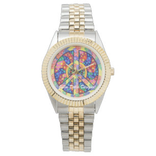 Een Vrede van Ons Universum Polshorloge Horloge