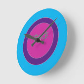 Een vredesembleem ronde klok (Hoek)