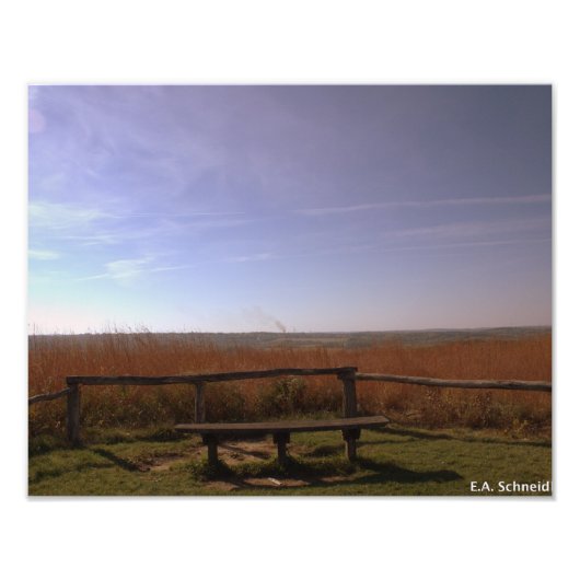 Een vredesplaats door E.A. Schneider Foto Afdruk (Voorkant)