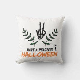 Een vredig Halloween Sierkussen