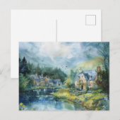 Een vredig Schots dorp Briefkaart (Voorkant / Achterkant)