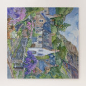 Een vredig Schots dorp Legpuzzel (Horizontaal)