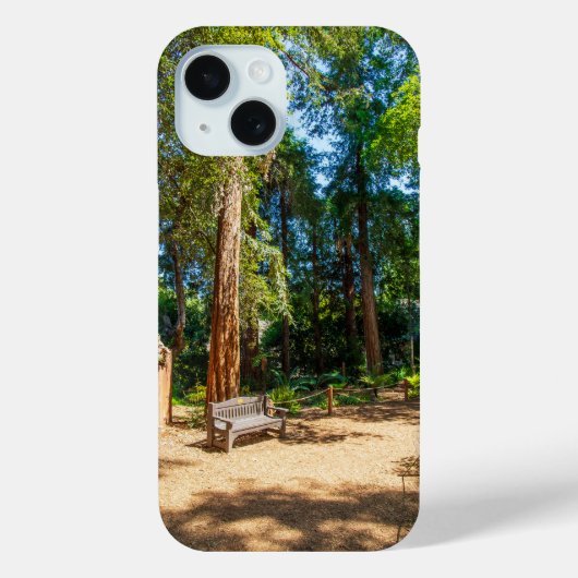 Een vredig wandelpad bij Descanso Gardens Case-Mate iPhone Case (Achterkant)