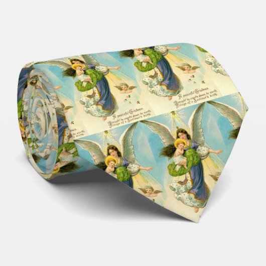 Een vreedzaam kerstfeest stropdas (Opgerold)