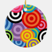 Een vreedzaam thema - Vredesgebaar Keramisch Ornament (Achterkant)