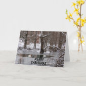 EEN VREEDZAME/BEKWAAME PLAATS VOOR CHRISTMAS KAART (Gele Bloem)