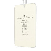 Een vreedzame boodschap autoverfrisser luchtverfrisser (Links)