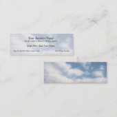 Een vreedzame hemel met wolken mini visitekaartje (Voorkant / Achterkant)