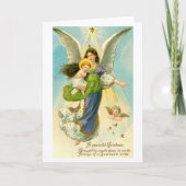 Een vreedzame kerst feestdagen kaart (Voorkant)