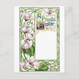 Een vreedzame Pasen Feestdagenkaart