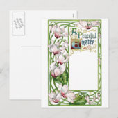 Een vreedzame Pasen Feestdagenkaart (Voorkant / Achterkant)