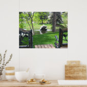 Een vreedzame plaatsdruk poster (Keuken)