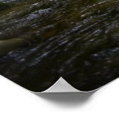 Een vreedzame rokerige bergstroom poster (Hoek)