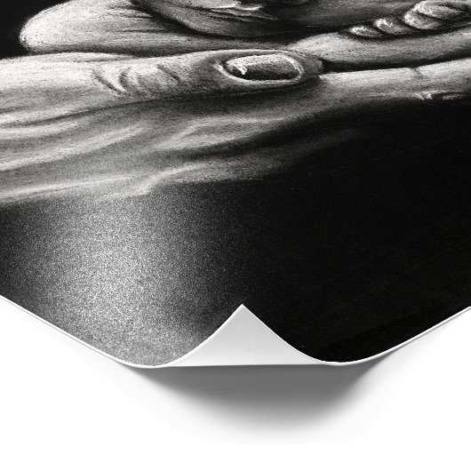 Een vreedzame slaap foto afdruk (Hoek)