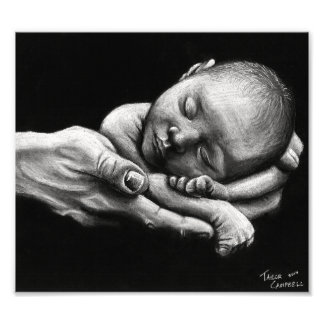 Een vreedzame slaap foto afdruk