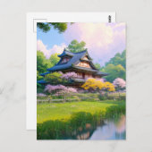 Een vreedzame terugkeer in het hart van de Natuur Briefkaart (Voorkant / Achterkant)