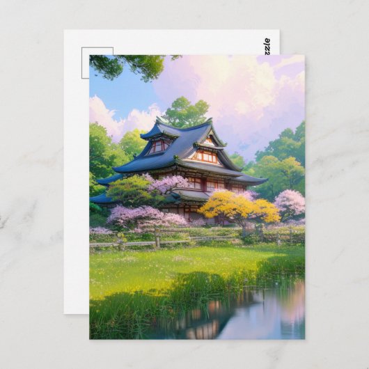 Een vreedzame terugkeer in het hart van de Natuur Briefkaart (Voorkant / Achterkant)