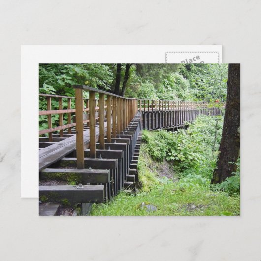 Een vreedzame wandeling briefkaart (Voorkant / Achterkant)