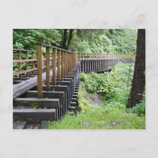 Een vreedzame wandeling briefkaart