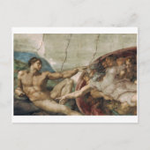 Een vreemde god.  Briefkaart (Voorkant)