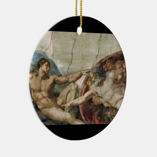 Een vreemde god. keramisch ornament (Rechts)