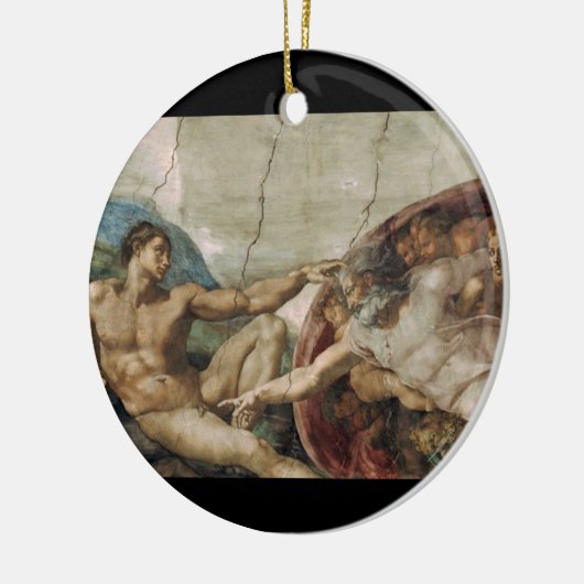 Een vreemde god. keramisch ornament (Links)