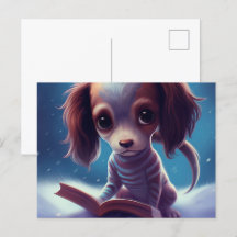 Een vreemde hond die bindt.