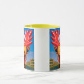 Een vreemde kip mok (Midden)