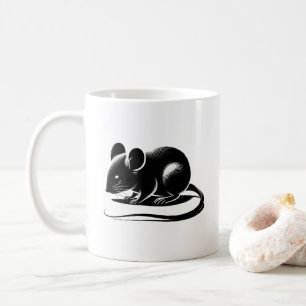 Een vreemde rat. koffiemok