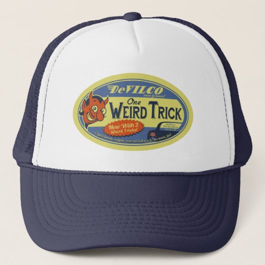 Een vreemde truc trucker pet (Voorkant)