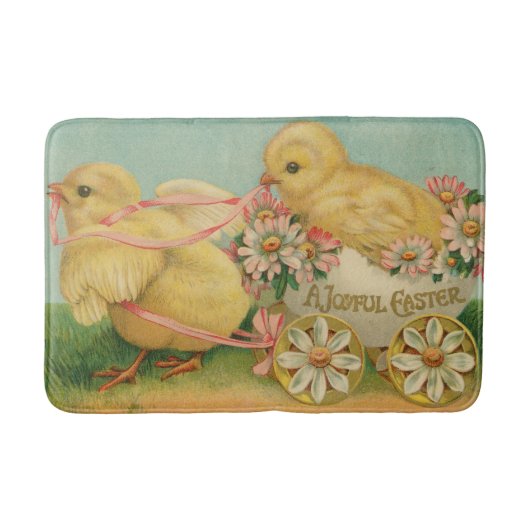 "Een vreugdevol Pasen" Vintage ansichtkaart, ca. 1 Badmat (Voorkant)