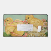 "Een vreugdevol Pasen" Vintage ansichtkaart, ca. 1 Bureaumat (Keyboard & Muis)
