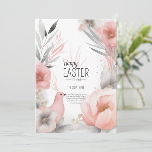 Een vreugdevolle Pasen viering Kaart (Staand voorkant)