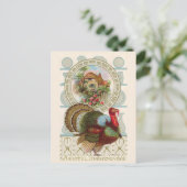 "Een vreugdevolle Thanksgiving"  Briefkaart (Staand voorkant)