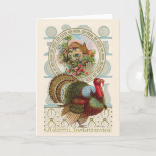 "Een vreugdevolle Thanksgiving" Wenskaart Feestdagen Kaart