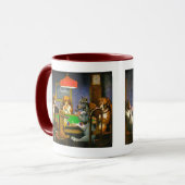 Een vriend die een hond nodig heeft die poker spee mok (Voorkant links)